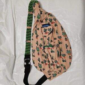 Kavu Crossbody Sling Bag Backpack Cactus